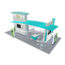 Detian Offer 20x30ft excellent design aluminum exhibition booth for pet food